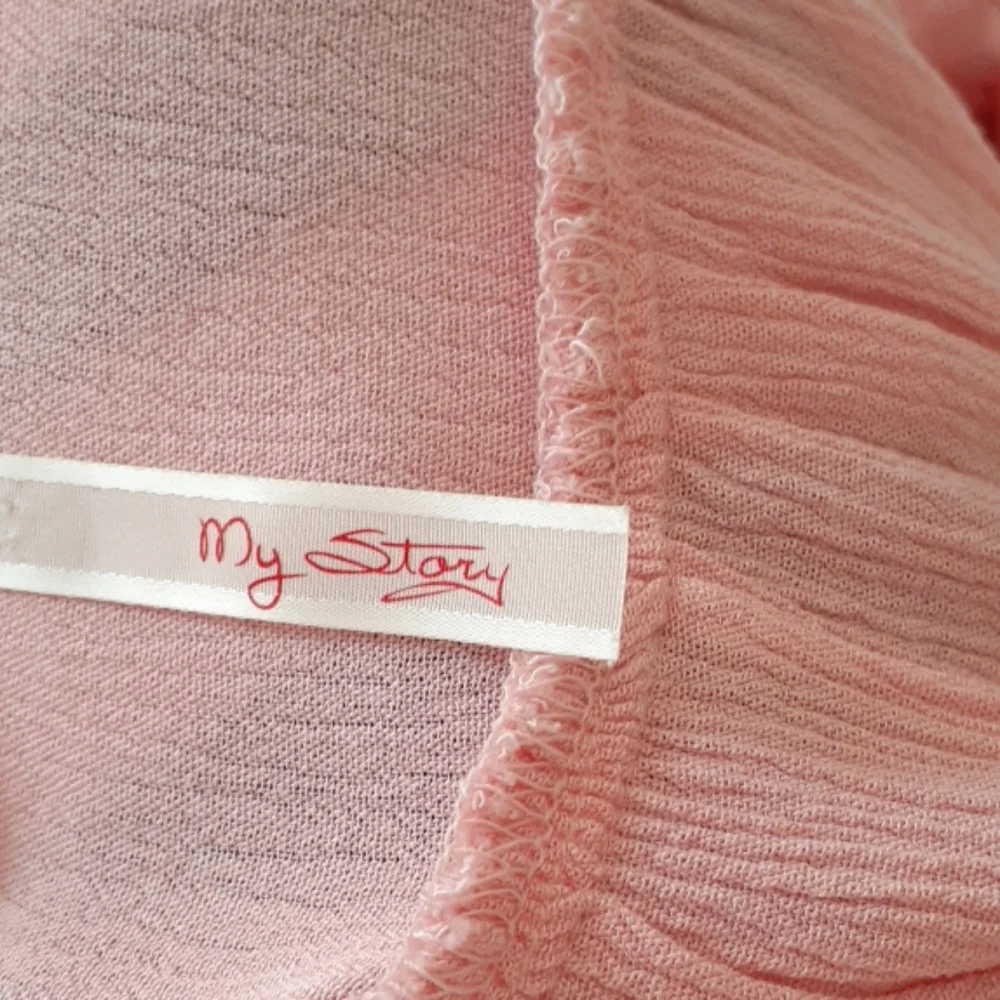 My story pink bohemian flowy blouse P5195 - Picture 6 of 7